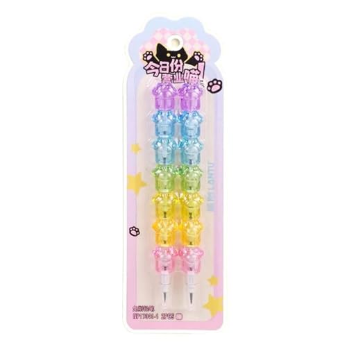 2pcs Cartoon Bausteine Bleistiftstapelstapel Stifte Zeichnen Bleistift Weihnachtsstrumpffüllungen Für Studentenjungen Mädchen Kid 2pcs Cartoon Bausteine Bleistiftstapelstapel Stifte Zeichnen Bleistift Weihnachtsstrumpffüllungen Für Studentenjungen Mädchen Kid von SELVFZ