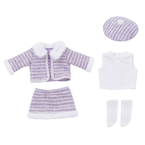 Winter Festlicher Mantelrock Set Für 18/16 Zoll Mädchen Puppenhut Outfit Mantel Winter Weihnachts Outfit Festlich Winter Festlicher Mantelrock Set Für 18/16 Zoll Mädchen Puppenhut Outfit Mantel Winter Weihnachts Outfit Festlich von SELVFZ