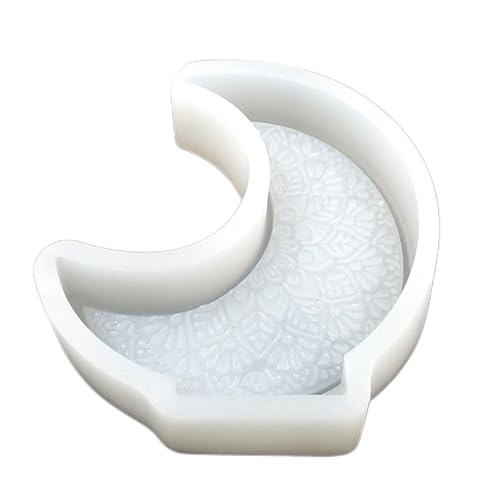 Fondant Schokoladenform Moon Burles Muster Silikonform Duft Kerze Schimmel Festival Tisch Ornament Werkzeug von SELiLe