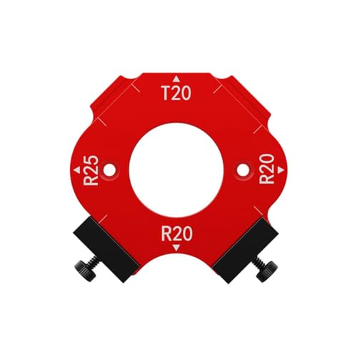 Holzbearbeitungs Rundeckenradius Schablonen Werkzeug Für Schrank Kleiderschrank Ecken Schalter Löcher R20/R30/R35 von SELiLe