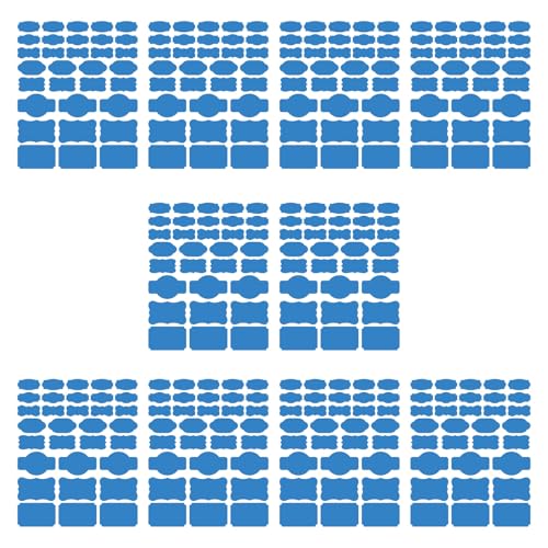 Papieraufkleber Beschreibbarer Etiketten Für Küchenleitschirme Organisation Und Handwerksprojekte Decors 10Sheet/320pcs von SELiLe