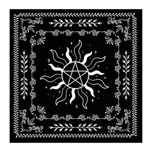 SELiLe Sun Star Astrologie Tischdecke Altäre Stoff Quadratische Gotteskarten Karten Tuch Tuch Hexerei Deck Stoff Dauer von SELiLe