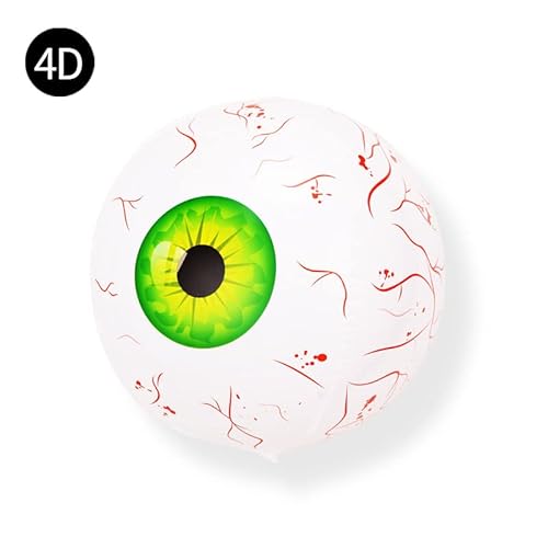 Auge Ballons,Halloween Luftballon,Halloween Deko,Geist Eye Folien-Ballons,Folien-Luftballons Grusel-Party,Kinder-Geburtstag Junge Mädchen,Motto-Party Party-Deko,Geburtstagsballons,2 PCS von SEMINISMAR