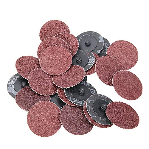 25Pcs 50mm Schleifscheiben Schleifset Schleifpads Set Typ Scheiben Passend für Bohrmaschine von SENRISE