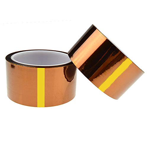 Senris Hochtemperatur-Kapton-Polyimid-Klebeband, hitzebeständig, für 3D-Druckanwendungen, elektrische Isolierung, braun von SENRISE