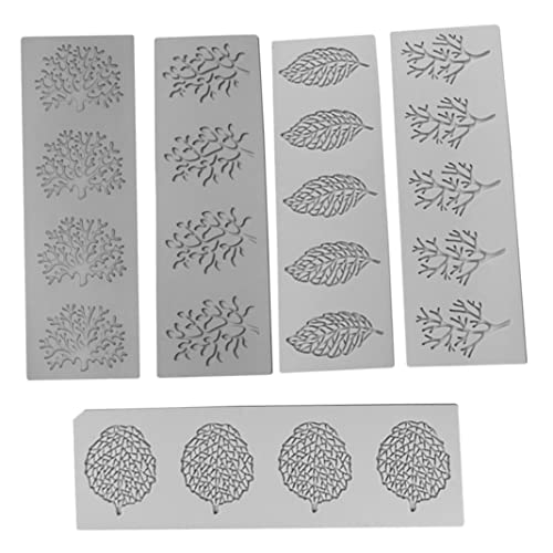 5pcs Lace Silicone Mold Cake Embossing Mat Fondant Cake Sugar Decorating Craft Tools Flower Pattern Molds von SENRN