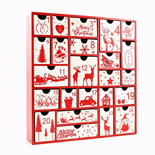 Countdown Weihnachten Personalisierte Countdown Niedlicher Countdown Urlaub Kinder Adventskalender Vintage Tischdekorationen Holz Countdown von SENZZ