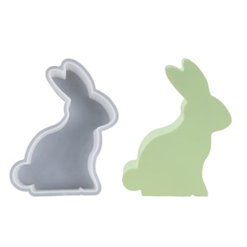 Silikonform Hase, Harzform Hase | Gießformen aus Epoxidharz aus Silikon mit Osterhase für Bastelarbeiten - Harzform von SENZZ