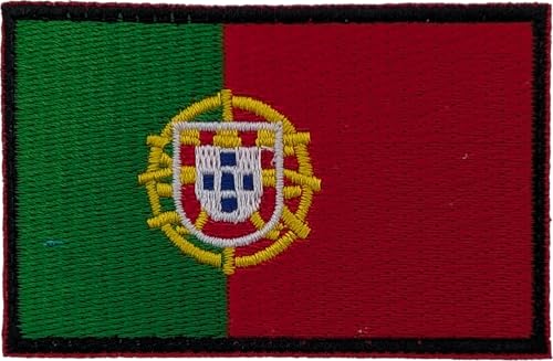 Aufnäher mit Portugal-Flagge, mehrfarbig von SERMILITAR