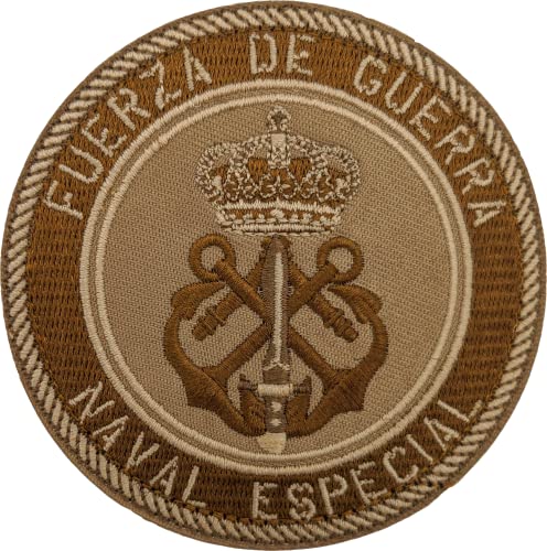Gestickter Aufnäher der FGNE. Spezielle Marinekriegsstreitkräfte, grüne Barett der spanischen Marine. Spanische Streitkräfte. Gestickter Aufnäher der FGNE. Spezielle Marinekriegsstreitkräfte, grüne Barett der spanischen Marine. Spanische Streitkräfte. von SERMILITAR