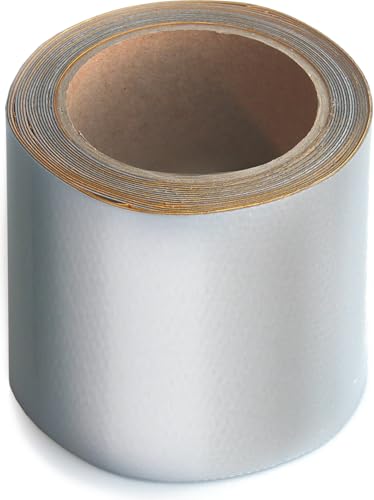 SEUFFI PVC Reparatur Klebeband Für Alle Planen Und Folien, Silber, 10 Cm X 5 M von SEUFFI