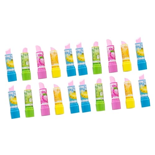 40 Stück Schöne Gummi Radiergummis Für Kinder Duftende Radiergummis Buntstift Radiergummis Spielzeuge Lippenstift Radiergummis Studenten Schule Kreative Gummi Radiergummis SEWACC von SEWACC