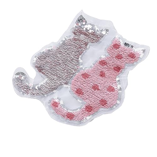 Kleidung Pailletten Kleidung Katze Applikation Aufnäher Dekorativ Glitzeraufkleber Applikationen Für Tierkleidung Flecken Pailletten Taschen Patches Aufnäher Für Tierkleidung SEWACC von SEWACC