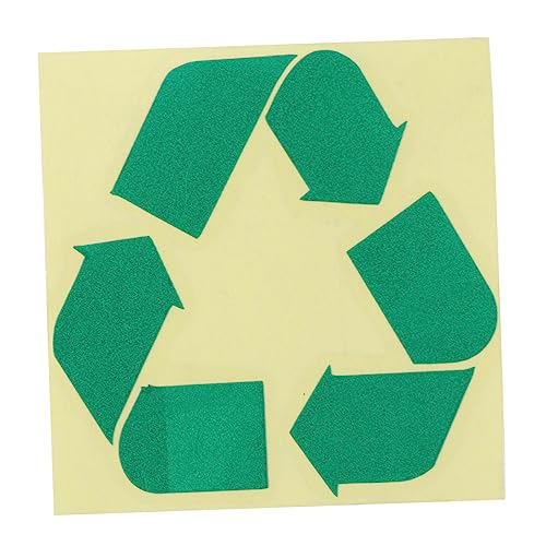 Recycling-Symbol-Aufkleber reflective sticker wiederverwendbare sticker reusable stickers Umweltbewusstsein Sticker wasserfeste sticker Recycling-Aufkleber Etiketten recyceln Green SEWACC von SEWACC