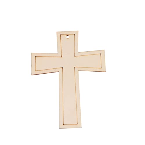 SEWACC 1 12Stk Deko-Anhänger aus Holzspänen holzweihnachtsdekoration Beige Wanddekoration Whiteboard mit Ständer Liner Tulpe holzscheiben wandbehang aus holz Hängende Ornamente Hölzern von SEWACC