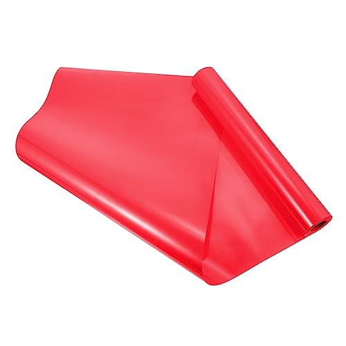 SEWACC 1 Rolle Sublimationsfolie Vinylhemden Bastelfilm selber machen Abziehbilder zum Basteln Hitze personliertes vinylfolie Kleiderfolie selbstklebender Vinyl-Aufkleber PVC rot von SEWACC