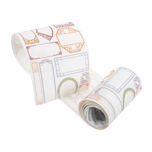 SEWACC 1 Rolle Washi Klebeband Druckband DIY Klebeband DIY Sammelalbum Bänder DIY Deko Bänder Geschenkverpackungsband Dekoratives Bastelband Journaling Zubehör Basteln von SEWACC