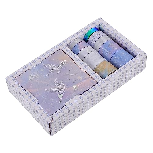 SEWACC 1 Satz Washi-Tape-Geschenkbox selbstklebende Klebebandaufkleber bling dekor grünes Dekor scheckheft scrapbbok weihnachtsdeko dekoratives Klebeband für DIY klebriges Papierband von SEWACC