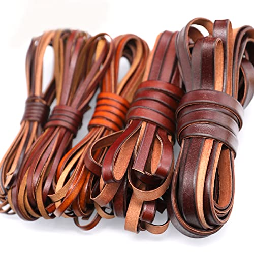 SEWACC 1 Stück DIY Schmuck Seil Zubehör Perlenschnur Ohrhaken Armband Selber Machen Perlenarmband-kit Kette Armband Elastisch Perlen-kit Braune Schnürsenkel Bausatz Armbänder Brown von SEWACC