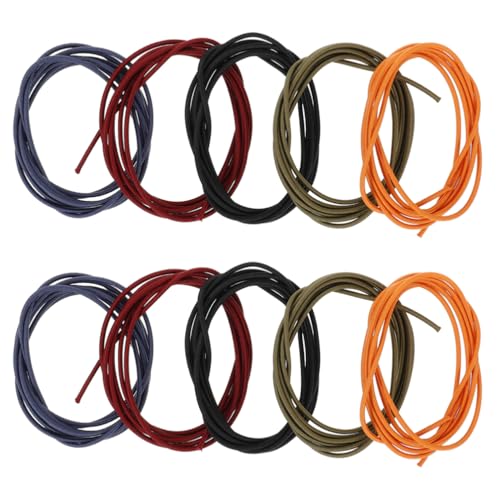 SEWACC 10 Pcs Elastisches Kabel -Nylon -Seil Für Reisende Notebook Outdoor -Aktivitäten von SEWACC