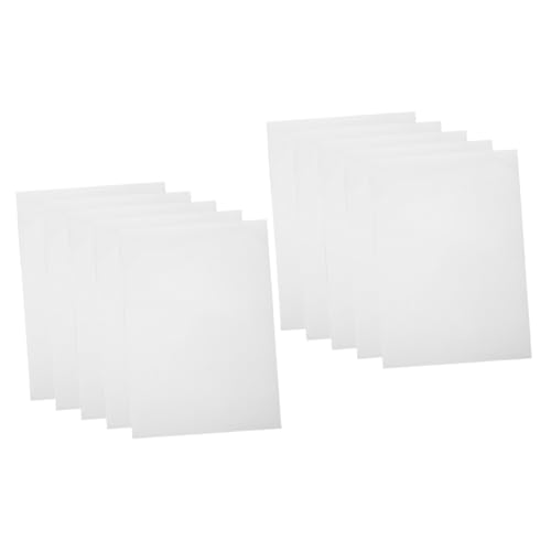 SEWACC 10 Stk Magnetisches Druckpapier Leere Aufkleberetiketten Leeres Magnetpapier Bedruckbare Aufkleberetiketten Klebriges Fotopapier Tintenstrahldrucker Weicher Magnet Aus Gummi von SEWACC