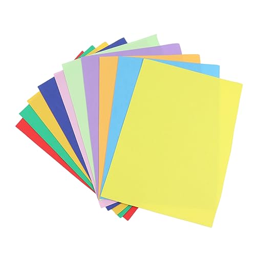 SEWACC 10 Stück Blätter Diy-papier Papier Für Kinder Kinderschwammpapier Buntes Schaumpapier Papier Für Diy-projekte Schaumstoffquadrate Zum Basteln Verschiedene Bastelschwämme von SEWACC