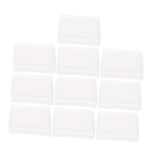 SEWACC 10 Teiliges Set Mit Markern Bastel Stempelkissen Daumenabdruck Stempelkissen Fingerabdrücke Blanko Stempelkissen Scrapbooking Stempelkissen Transparentes Whiteboard von SEWACC