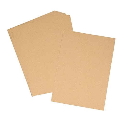 SEWACC 100 Blatt Altes Schreibpapier Kraft Briefpapier Vintage Packpapier von SEWACC