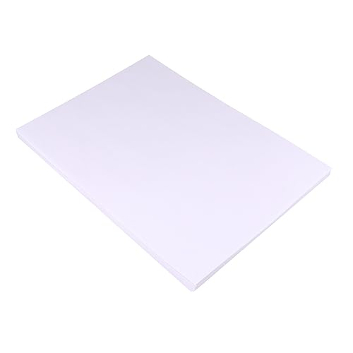 SEWACC 100 Blatt Antihaft-Isolationspapier Aufkleber-Trennpapier Bürorahmen kreisförmig Platte Arrangement-Korb Antihaftpapier A4 Trennpapier A4-Isolationspapier leeres Trennpapier Weiß von SEWACC