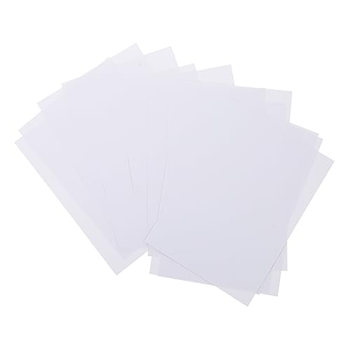 SEWACC 100 Blatt Beschichtetes Papier Weißes Fotopapier Fotopapiere Druckmaschinenpapier Nützliches Fotopapier Druckerpapier Hochglänzende Fotodruckpapiere Beschichtetes Basispapier von SEWACC