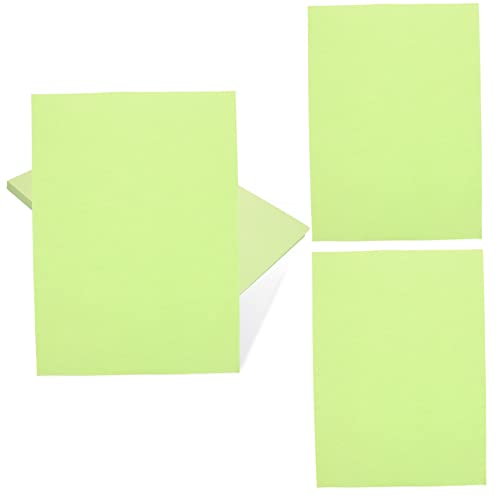 SEWACC 100 Blatt Farbiges A4-papier Papier Für Drucker Weißes Baupapier Taschentuch Weißes Papier Farbiges Druckerpapier Kunstpapier Baupapier Verschiedene Farben Druckpapier Light Green von SEWACC