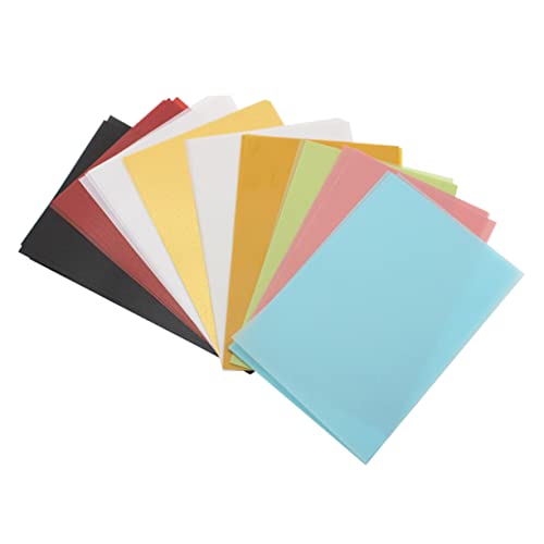 SEWACC 100 Blatt Farbtransferpapier farbiges Pauspapier transparentes Pergamentpapier Farbiges Übertragungspapier Zeichenpapier für Handwerksprojekte Überweisungs Papier buntes Pauspapier von SEWACC