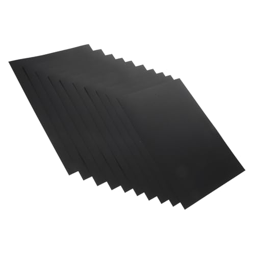 SEWACC 100 Blatt Karton Kraftpapier Papier Zum Malen Kartenpapier A4 Papiere Für Kunstmalerei Grußkarten Künstler Zeichenpapier Leeres Skizzenpapier Skizze Zeichenpapier Black Papierstau von SEWACC