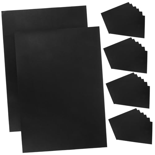 SEWACC 100 Blatt Zeichenpapier für Drucker letter paper büromaterial einschlagpapier Laserdruckpapier plotterpapier Schreibpapier Druckerpapier leeres Malpapier Papier zum Drucken Black von SEWACC