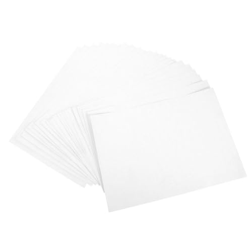 SEWACC 100 Blatt selbstklebendes Druckpapier aufkleberpapier preisschild etikettenpapier durchdruckpapier einhelll namenstag Druckerpapier Schreibpapiere Selbstklebendes Thermopapier Weiß von SEWACC