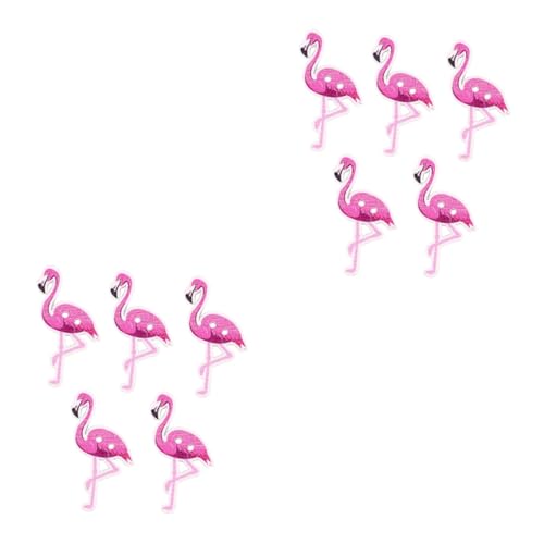 SEWACC 100stücke Nordic Flamingo Muster Dekorative Holzknöpfe Für Junge Mädchen Tiermotive Zum Nähen Und Basteln Diy Holzknöpfe Für Kreative Dekoration Rosa von SEWACC