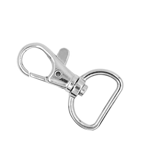 SEWACC 100 Stk solider Schlüsselanhänger trailer hook drehhaken s karabiner Schlüsselanhänger Clips Karabinerhaken metallhaken Schlüsselanhänger aus Metall Schlüssel chian Haken von SEWACC