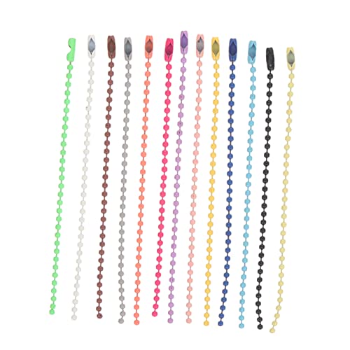 SEWACC 100 Stück Farbige Kugelkettenanhänger Farbige Ketten Für Schlüsselanhänger Perlen Kugelkette Schlüsselanhänger DIY Schmuck Halskette Teil Schmuckherstellung Perlenkette SEWACC 100 Stück Farbige Kugelkettenanhänger Farbige Ketten Für Schlüsselanhänger Perlen Kugelkette Schlüsselanhänger DIY Schmuck Halskette Teil Schmuckherstellung Perlenkette von SEWACC