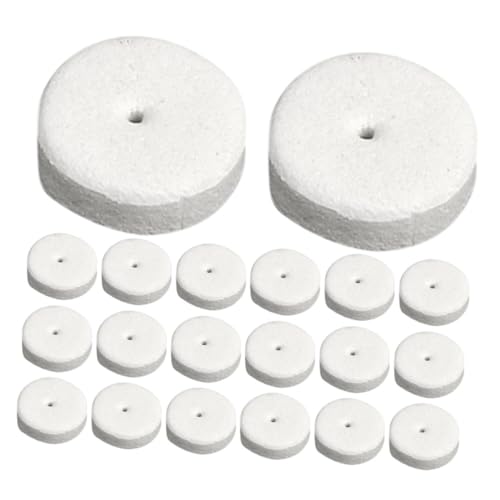 SEWACC 100 Stück Ohrstecker-Pad ohrring karten augenringe pads Ohrringhalter Ohrringkarten ohrring clip Ohr-Stützpflaster klare Scheibenbeläge Rückenstützpolster Polsterkissen Schaum Weiß von SEWACC