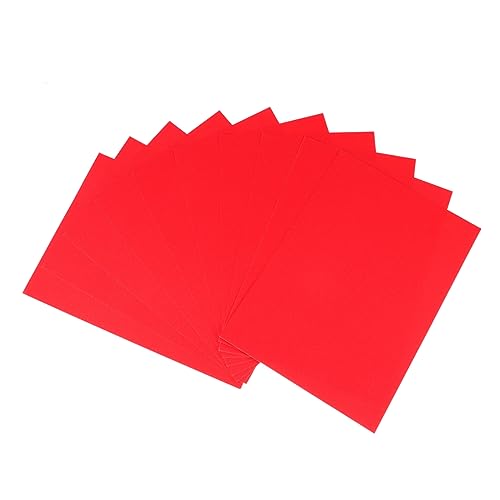 SEWACC 10St Glitzerpapier Kartenvorrat Papierkarten selber machen funkelnder Karton schimmernder Karton glitzerndes Geschenkpapier kreativpapier scrapbook weihnachskarte Glitzerkarton rot von SEWACC