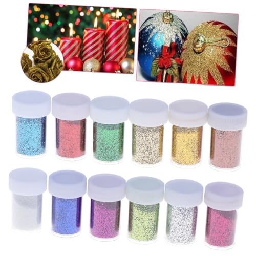 SEWACC 12 Goldpulver kinder bastelset basteln für kinder flashes ziernieten glitter basteln gemälde handwerken für kinder glinet Kinderaktivitäten glitzerstoff plastikenten Kunsthandwerk von SEWACC