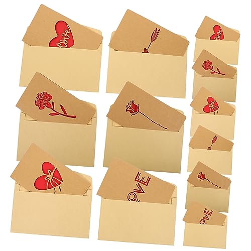 SEWACC 12 Stück Teiliges Vintage Herz Klappkarten aus Kraftpapier Vielseitige Gruß und Segenskarten für Geburtstag Dankeschön Festivalfeiern Liebevolle Botschaften für Familie und SEWACC 12 Stück Teiliges Vintage Herz Klappkarten aus Kraftpapier Vielseitige Gruß und Segenskarten für Geburtstag Dankeschön Festivalfeiern Liebevolle Botschaften für Familie und von SEWACC