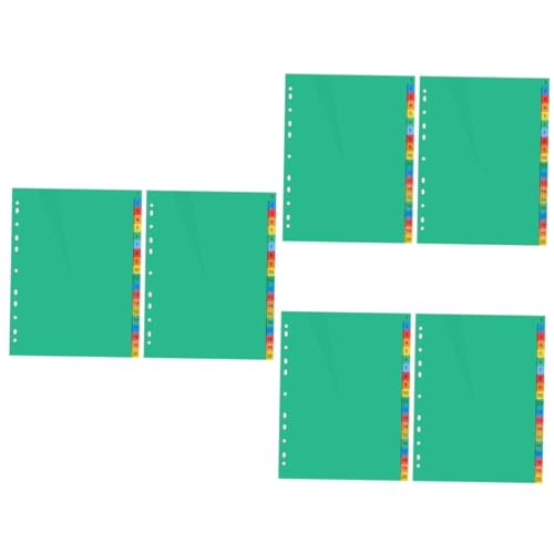 SEWACC 120 Stk Indexseite rutschen Bindelaschen nicht permanenter Marker farbige Heftklammern Poly-Indexteiler trennstreifen für ordner tab A4-Trennblätter Trennblätter für Ordner Plastik von SEWACC
