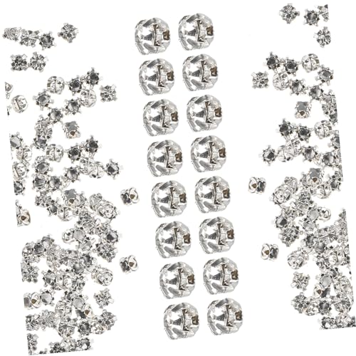 SEWACC 1440 Stk Strasssteine ​​selber basteln Strasssteine ​​nähen Kleidung Strass kleidung nähen strass schmucksteine the gems zarte kleine Strasssteine Kleidung DIY Strasssteine Glas von SEWACC