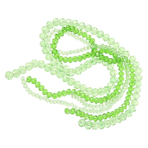 SEWACC 192 Stück Perlen-Kits Edelstein lose Perlen Halskette-Kit grünes Zubehör runde Perlenmasse DIY-Perlen bracelet beads armbandperlen beads for jewellery Schmuckzubehör Schmuckperlen von SEWACC