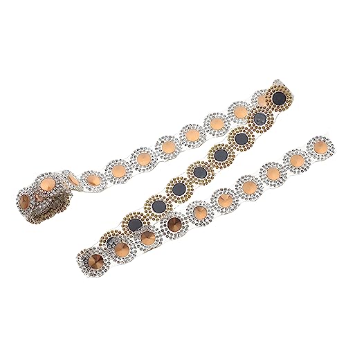 SEWACC 1stk Bohrstange Glitzerndes Strassband Strass-diamantband Glitzergürtel Strasssteine ​​zum Basteln Edelstein-aufkleber Diamant-bling Sandale Mit Strasssteinen Bling- Diy Glas von SEWACC