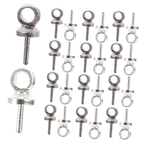 SEWACC 2 Sätze Reine Kupfer Ösenschrauben Kleine Haken Schrauben für DIY Schmuckherstellung Perlen Anhänger Faden Armbänder Basteln Zubehör Langlebig und Rostfrei SEWACC 2 Sätze Reine Kupfer Ösenschrauben Kleine Haken Schrauben für DIY Schmuckherstellung Perlen Anhänger Faden Armbänder Basteln Zubehör Langlebig und Rostfrei von SEWACC