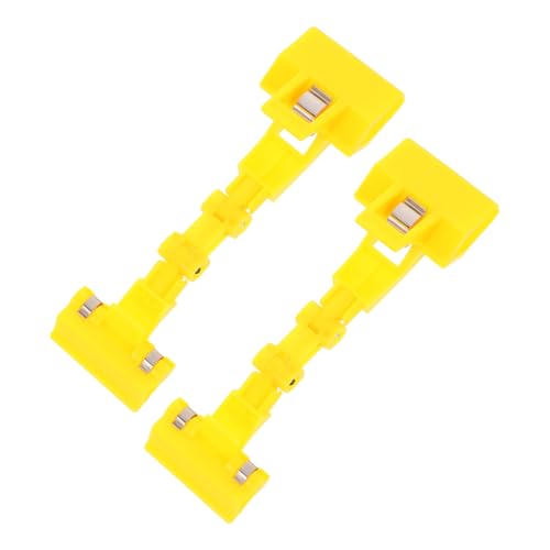 SEWACC 2 Stk Fotoclip Zum Zeichnen Behälter Anzeige Etiketten Doppelt Platte Inhaber Einstellbar Kommode Stand Clips Geist Handyhalterung Fotohalter Skizzenclip Nachrichtenhalter von SEWACC