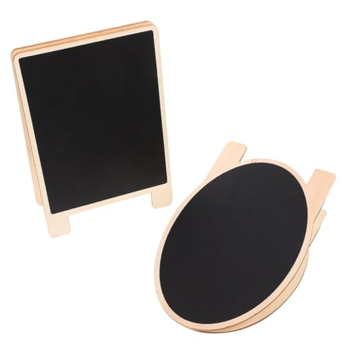 SEWACC 2 Stk Kleine Tafel Staffelei-tafeln Für Hochzeiten Platzkarten Lackboard Mini-nachrichtentafel Schreibtischspielzeug Kleiner Staffeleiständer Tafel Für Hochzeitstafel Hölzern Black von SEWACC