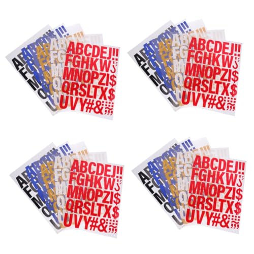 SEWACC 20 Stk Aufkleber Zum Bügeln Mit Wärmeübertragung Patch-briefe Zahlenaufkleber Buchstabenflecken Patch-dekore Hitzepresse-schriftzug Englische Buchstabenpatches Kleidung Beflockung von SEWACC